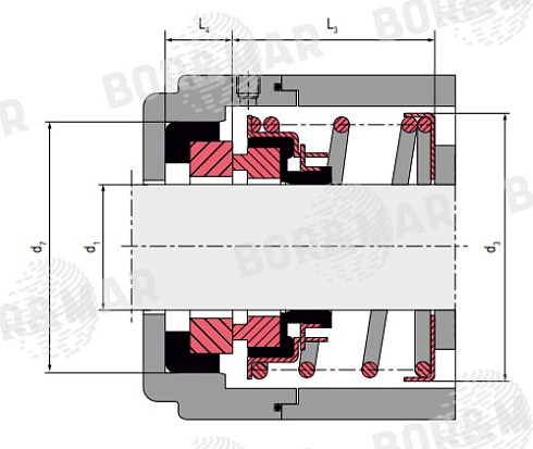 Торцевое уплотнение MSBT-PN в Ростове-на-Дону фото