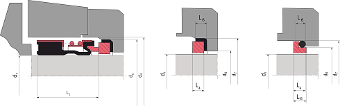 Торцевое уплотнение 2100S M 10 CER/CAR/NBR в Ростове-на-Дону фото