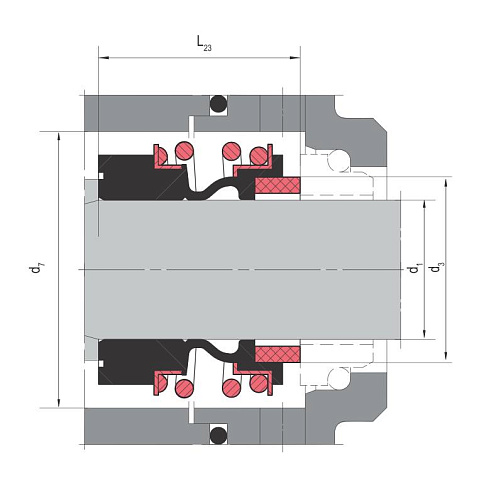 Торцевое уплотнение MG12-12 G60 BVPGG в Ростове-на-Дону фото