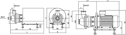 Самовсасывающий насос CIP-L-05-1
