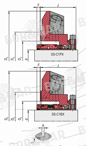 Торцевое уплотнение MSCP в Ростове-на-Дону фото